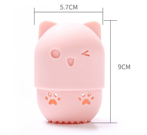 Silicone Cosmetic Blender Sponge Box Holder - NUA BELLA