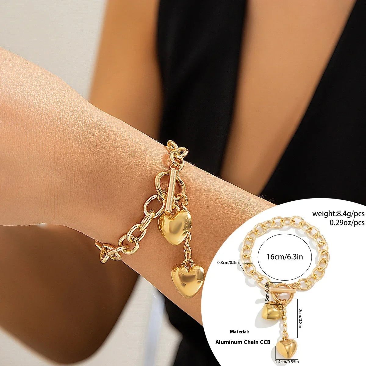 Thick Chain Pendant Necklace For Women - NUA BELLA