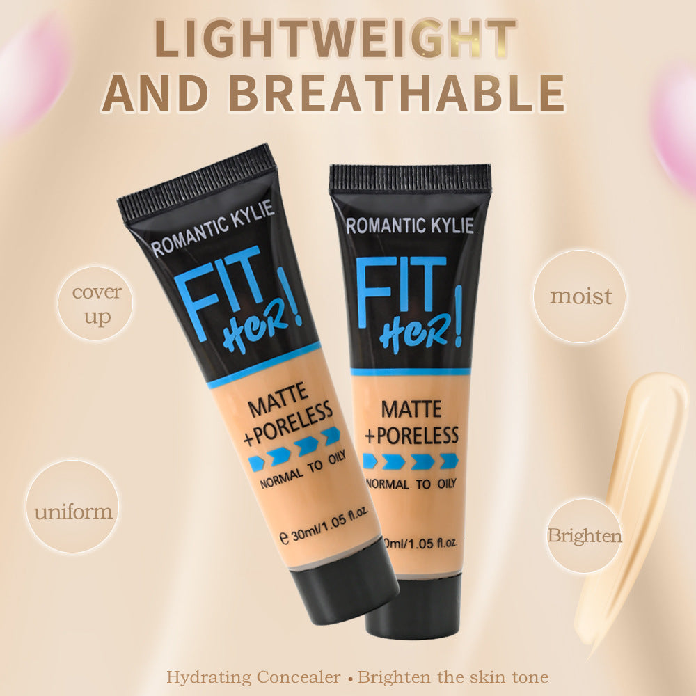 Repair Concealer Matte Brightening Lasting Liquid Foundation - NUA BELLA