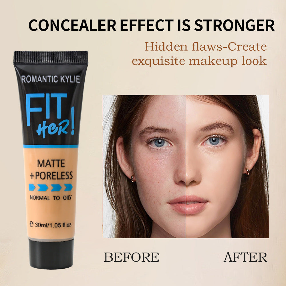 Repair Concealer Matte Brightening Lasting Liquid Foundation - NUA BELLA