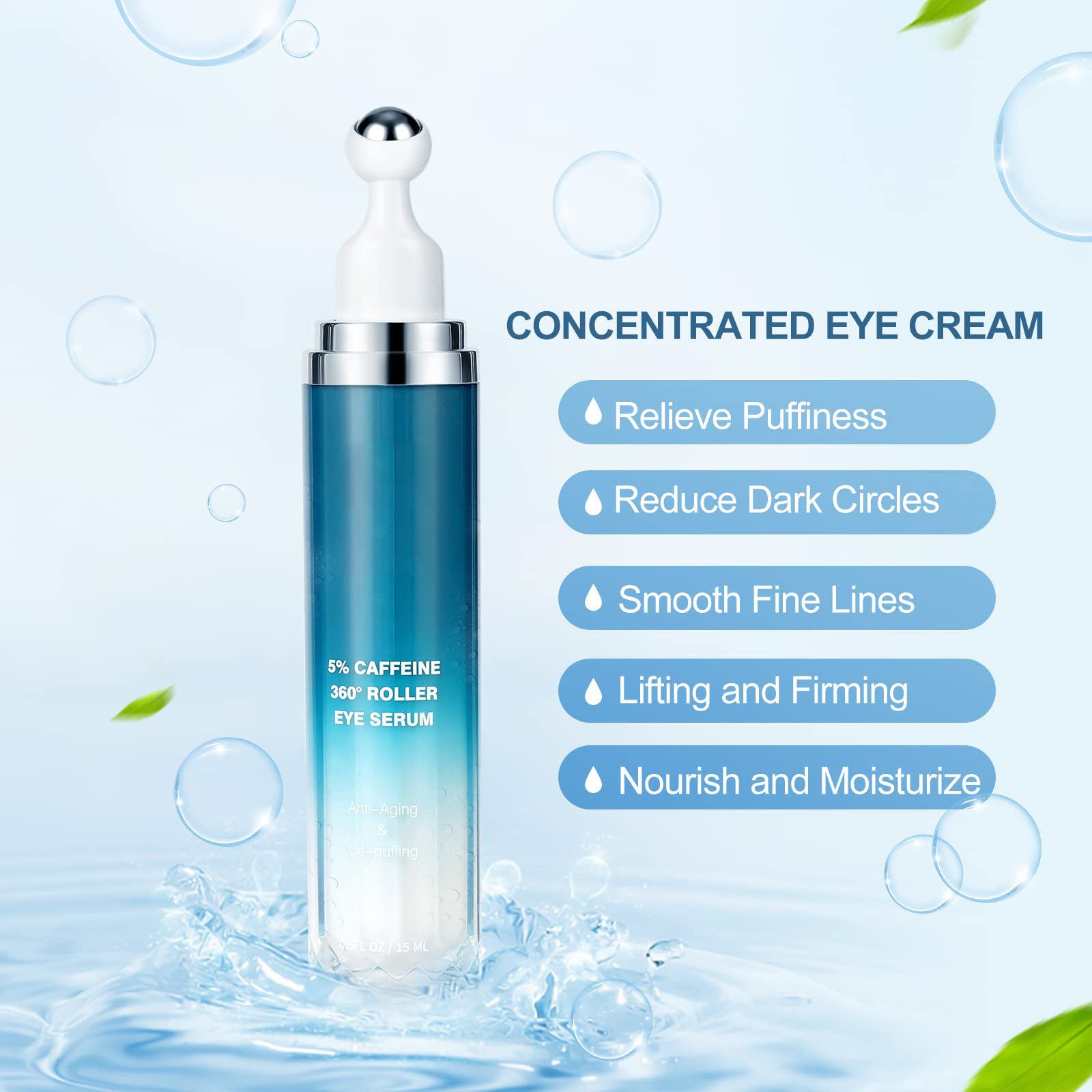 Caffeine Eye Cream - NUA BELLA