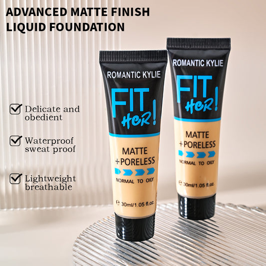 Repair Concealer Matte Brightening Lasting Liquid Foundation - NUA BELLA 